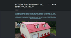 Desktop Screenshot of extremepolebuildings.net